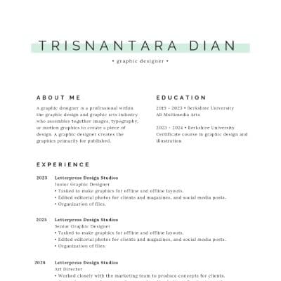 Jasa Pembuatan CV 
