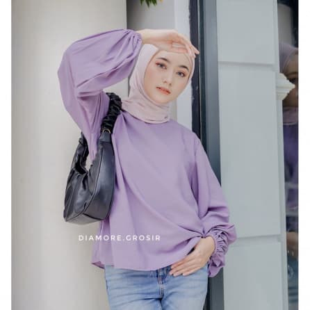 Jihan Blouse Lengan Balon Viral