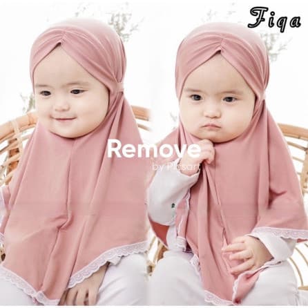 Jilbab Renda Fiqa Anak Usia 0 - 2 Tahun