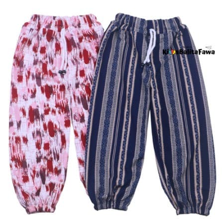 Jogger Motif Anak Perempuan 1-12 Tahun