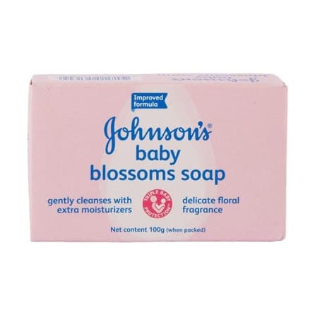 Johnsons Baby Lotion Soap Blossoms Bar 100g