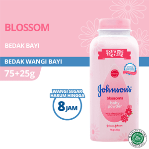 JOHNSONS BABY POWDER BLOSSOM BTL 75+25g