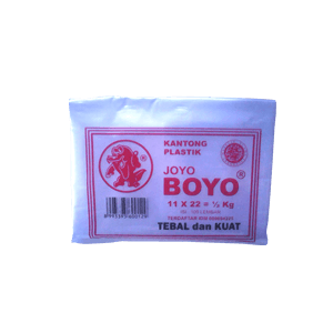 JOYO BOYO KANTONG PLASTIK BENING  PCK 500g