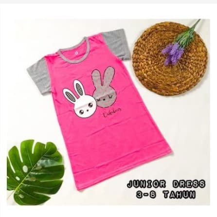 Junior Dress Anak Perempuan 3 - 8 Tahun
