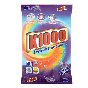 K1000 DETERGENT POWDER LAVENDER BLOOM BAG 5KG