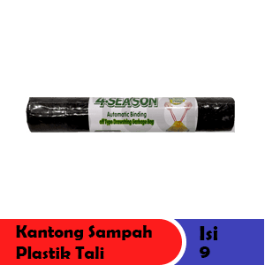 KANTONG PLASTIK SAMPAH TALI 9'S  PCK 80x100cM