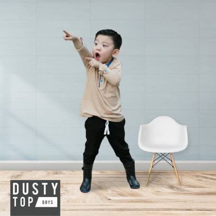 Dusty Top - Kaos 3/4 Anak Laki-Laki