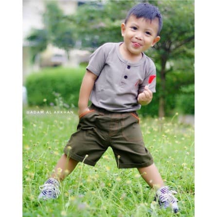 Button Tee - Kaos Anak Laki-Laki