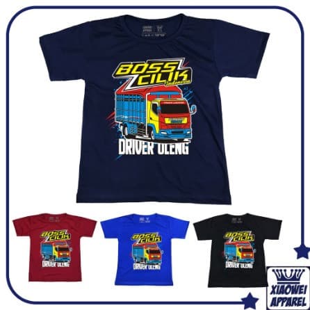 Kaos Anak Laki- Laki Motif Driver Oleng 0 - 4 Tahun
