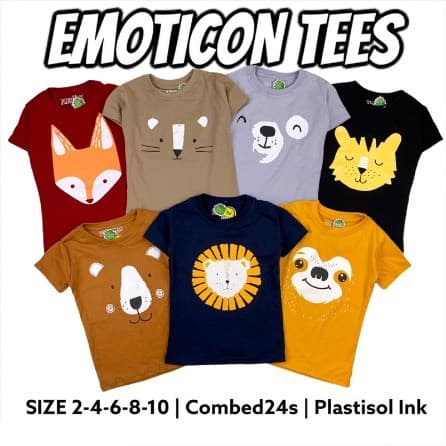 Kaos Anak Motif Animal