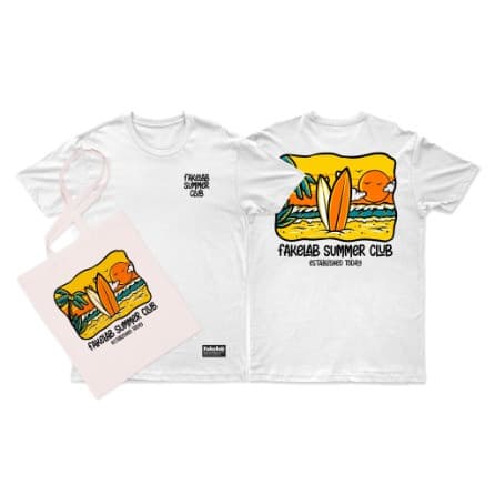 Kaos Fakelab Surfer Island Free Totebag 
