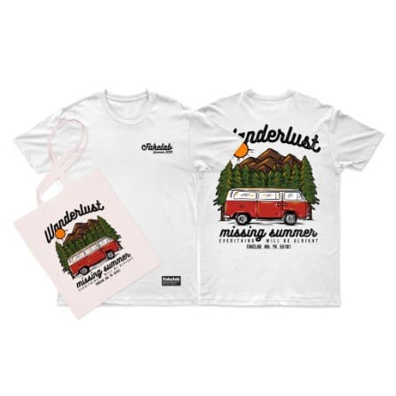 Kaos FakeLab Wanderlust Free Totebag