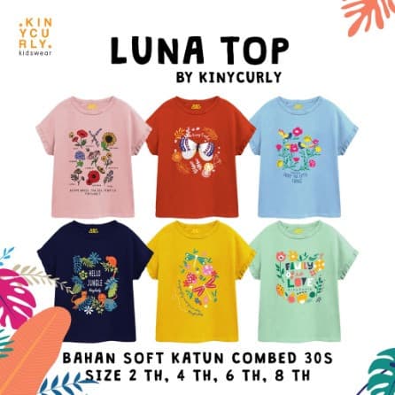 Kaos Katun Anak Perempuan