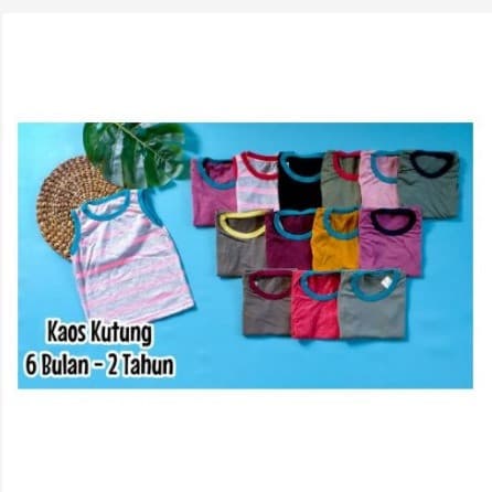 Kaos Kutung Anak 6 Bulan - 4 Tahun