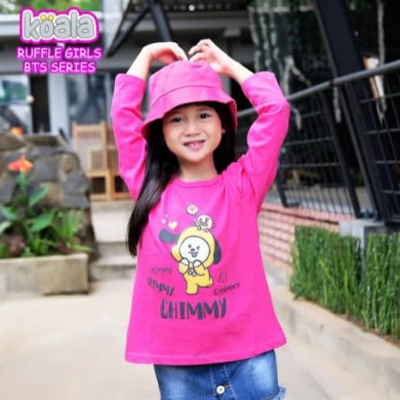 Kaos Lengan Panjang Anak Perempuan