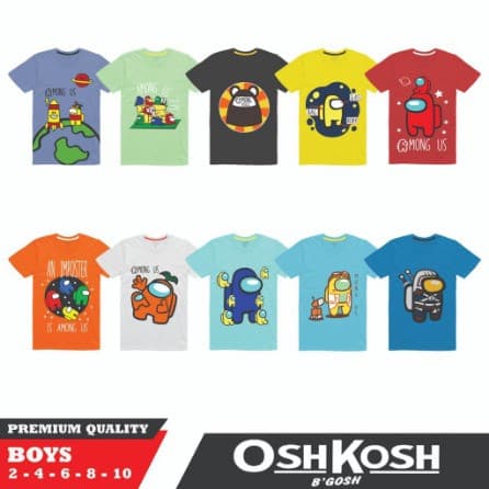 OSH Among Us - Kaos Motif Among Us Anak Unisex