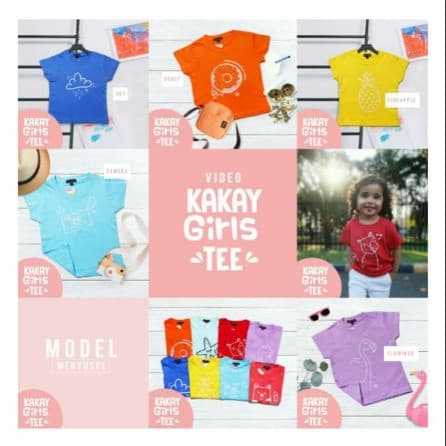 Kaos Pendek Girls