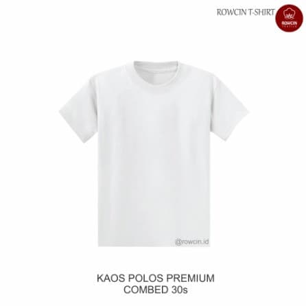 Kaos Polos Katun Lengan Pendek 