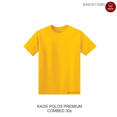 Kaos Polos Katun Lengan Pendek