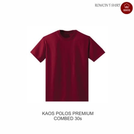 Kaos Polos Katun Lengan Pendek