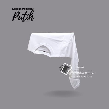 Kaos Polos Lengan Panjang Ukuran M