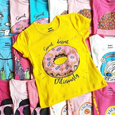 Kaos Santai Anak Cowok-Cewek