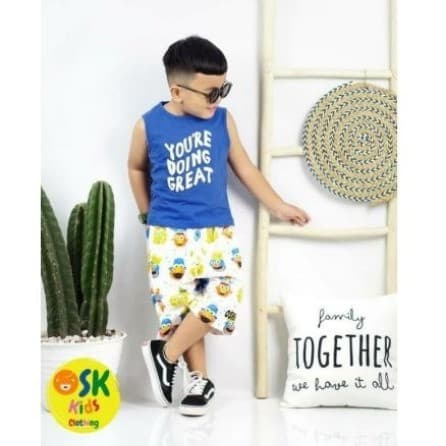 Kaos Singlet Anak Laki-Laki 1 - 5 Tahun