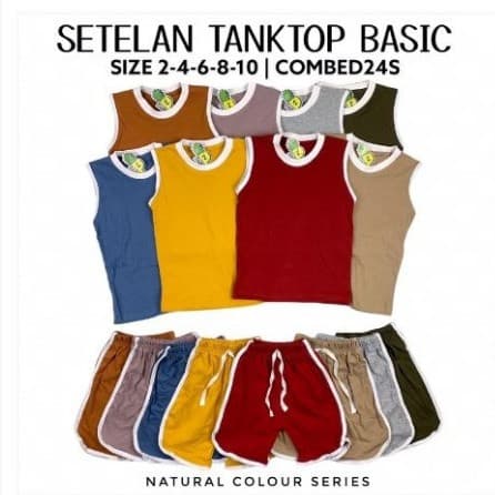 Kaos Tanktop Setelan Anak