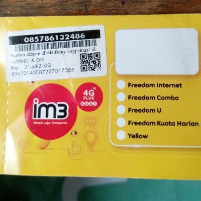 Kartu IM3 3gb murah