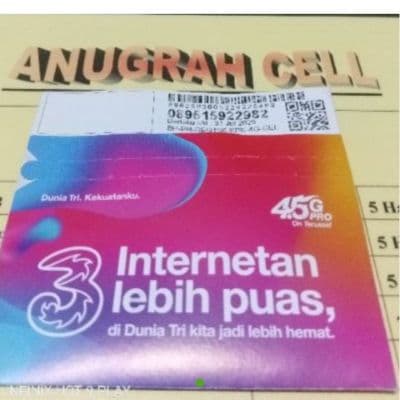 Kartu tri 12 gb segel murah