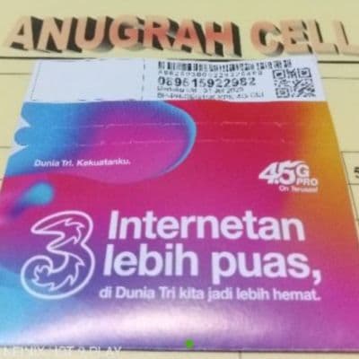 Kartu tri 2gb segel