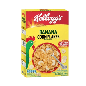 KELLOGG'S CEREAL CORN FLAKES BANANA BOX 180g