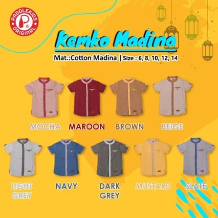 Kemeja Koko Anak Laki - Laki 8 - 16 Tahun