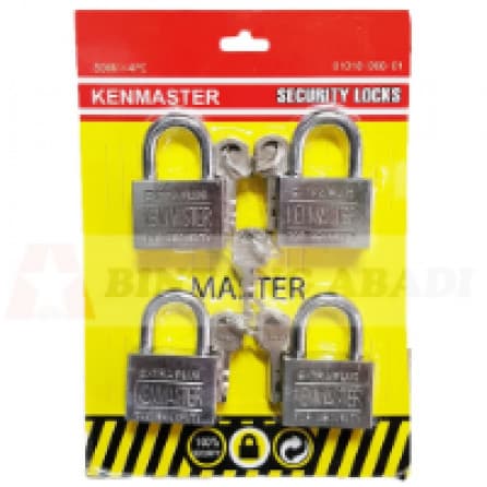 Kenmaster Gembok Master Key 4'S Set 50MM