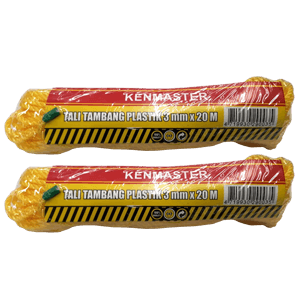 KENMASTER TALI TAMBANG PLASTIK  PCK 3mm x 20m