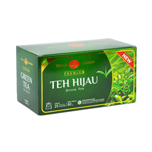 KEPALA DJENGGOT TEH CELUP 25'S GREEN TEA PCK 60g