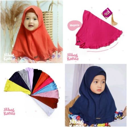 Jilbab Kanza - Kerudung Anak Perempuan