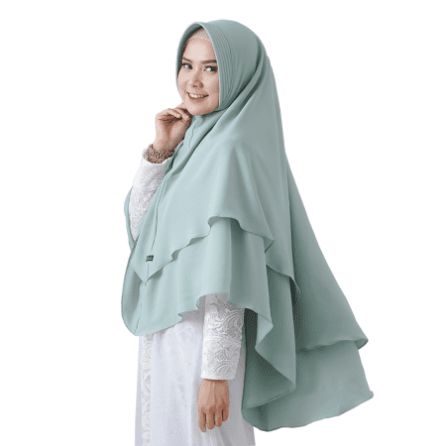 Khimar Penguin Jumbo 2 Layer