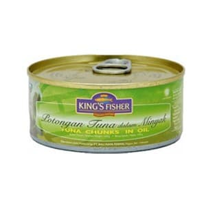 KING'S FISHER TUNA CHUNKS IN OIL  KLG 170g