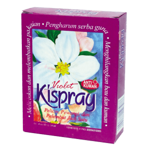 KISPRAY PELICIN PAKAIAN VIOLET BOX 4X21mL