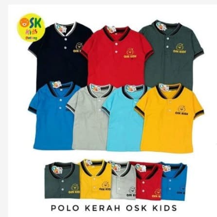 Kaos Polo Kerah Anak Laki - Laki