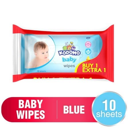 KODOMO BABY WIPES 10'S BUY 1 EXTRA 1