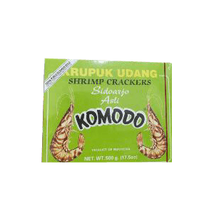 KOMODO KERUPUK UDANG SPP HIJAU PCK 500g
