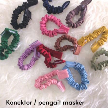 Konektor Pengait Tali Masker Perekat
