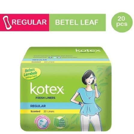 KOTEX LINERS REGULER BETEL 20'S
