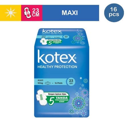 KOTEX MAXI WINGS 16'S