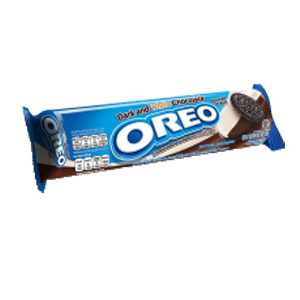 KRAFT SANDWICH OREO 123.5 DARK&WHITE CHO PCK 119.6g