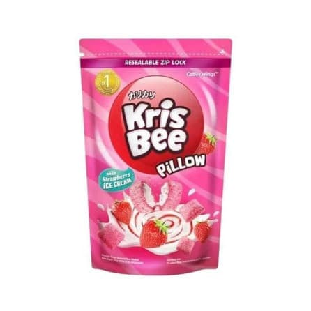 KRISBEE STRAWBERRY ICE CREAM 120g
