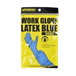 KRISBOW WORK GLOVE LATEX  PCK 