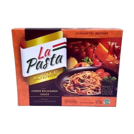 LA PASTA ROYALE CHEESE BOLOGNESE SAUCE 102G